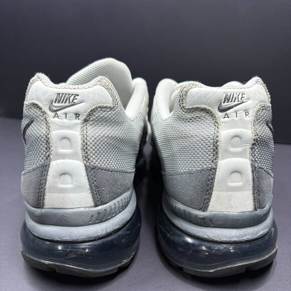 Nike Men\'s Air Max Dynamic Flywire Sneakers Shoes White Gray - US 11